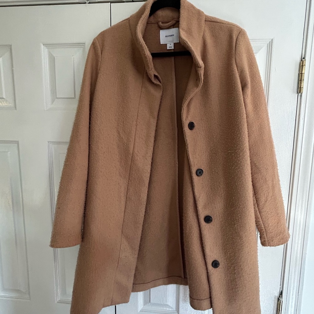 Old Navy Camel Coat size medium